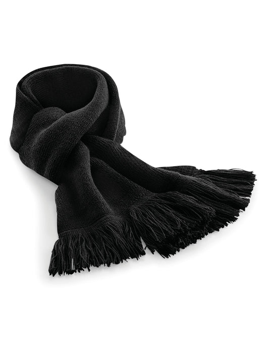 Classic Knitted Scarf - Black