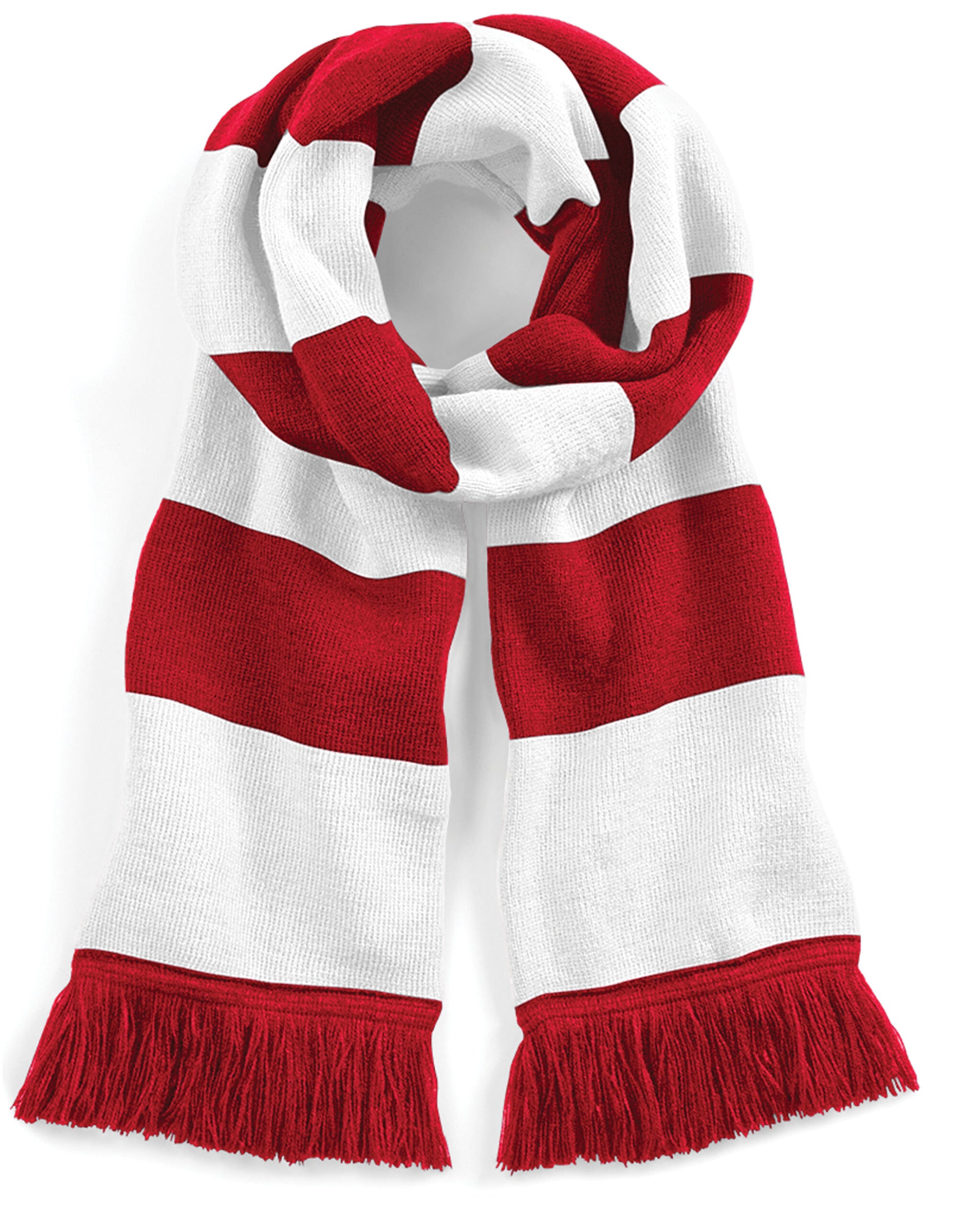 Stadium Scarf - Classic Red/White