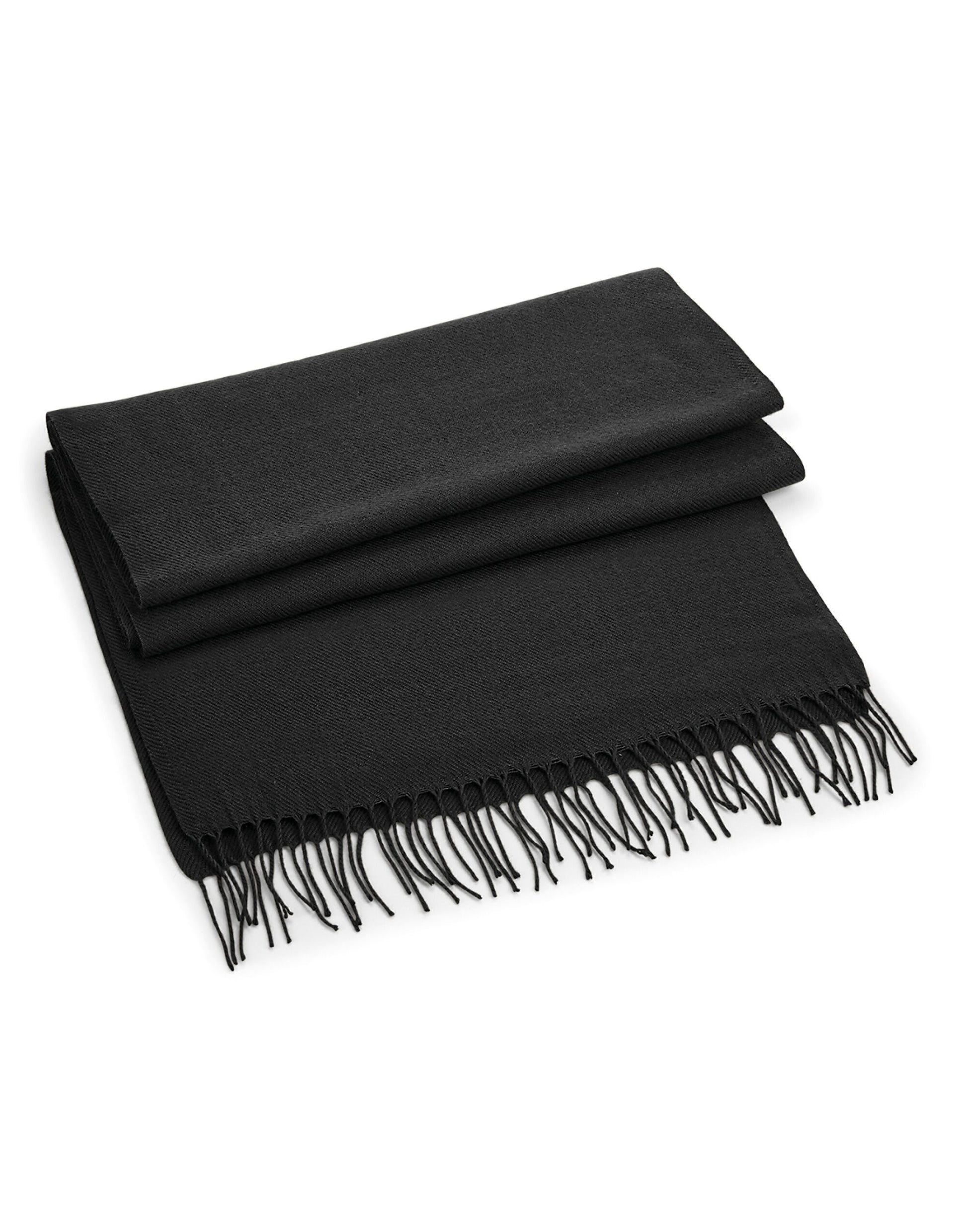 Classic Woven Scarf - Black