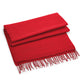 Classic Woven Scarf - Classic Red