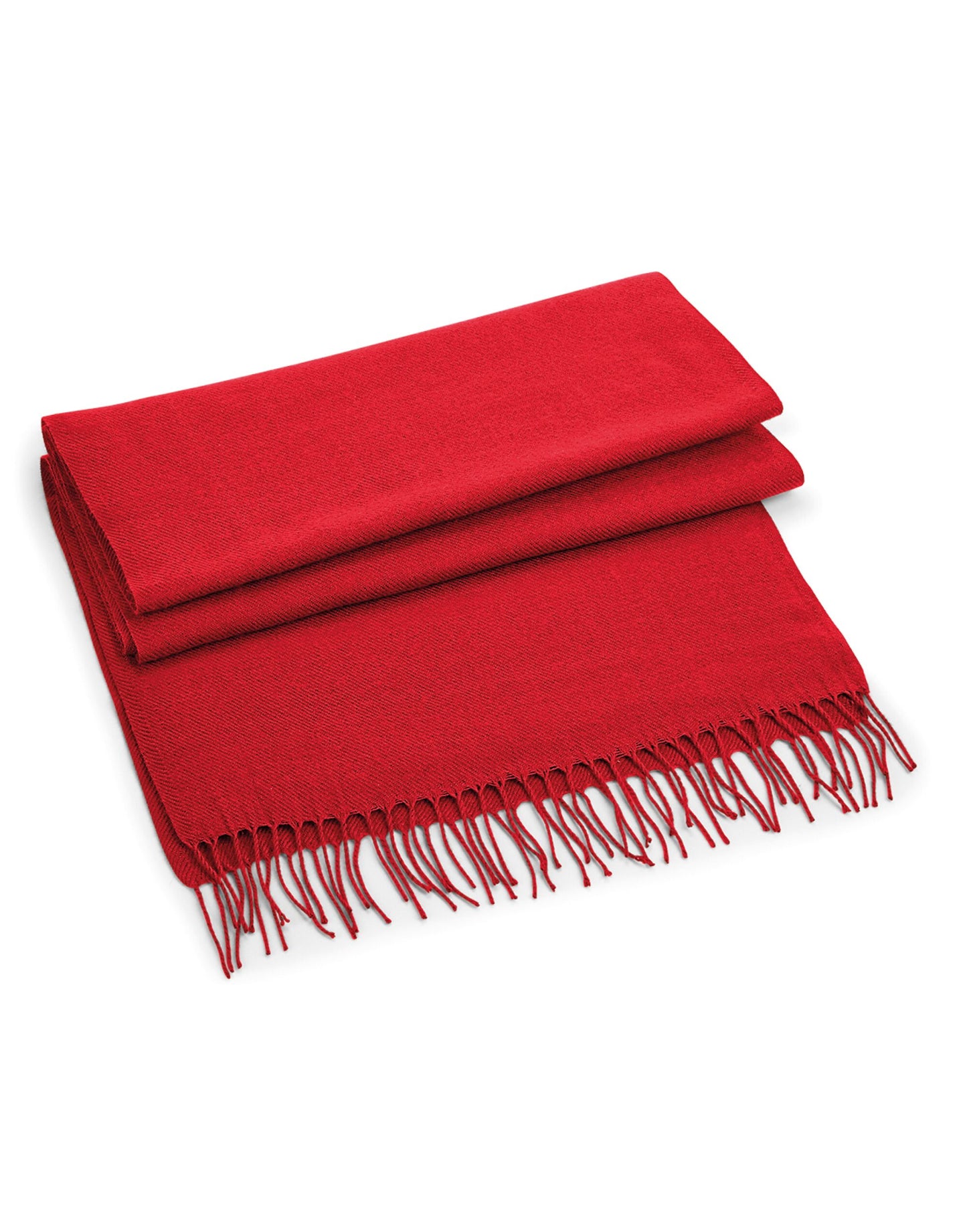 Classic Woven Scarf - Classic Red