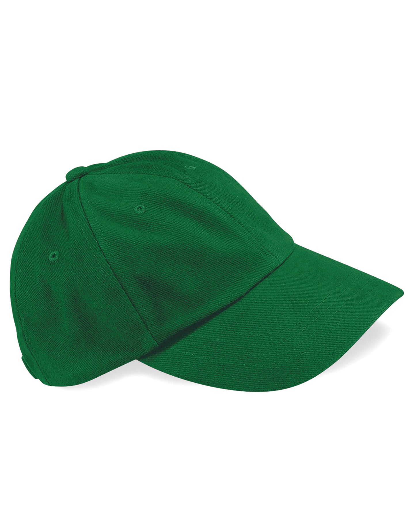 Low Profile Heavy Brushed Cotton Cap - Forest Green
