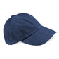 Low Profile Heavy Brushed Cotton Cap - French Navy