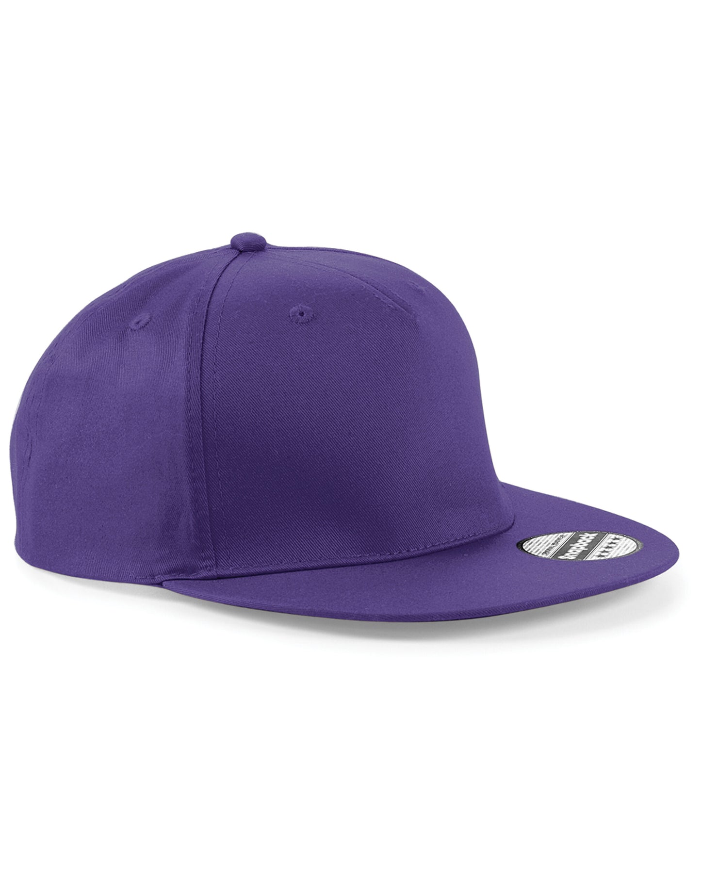5 panel Snapback Rapper Cap - Purple