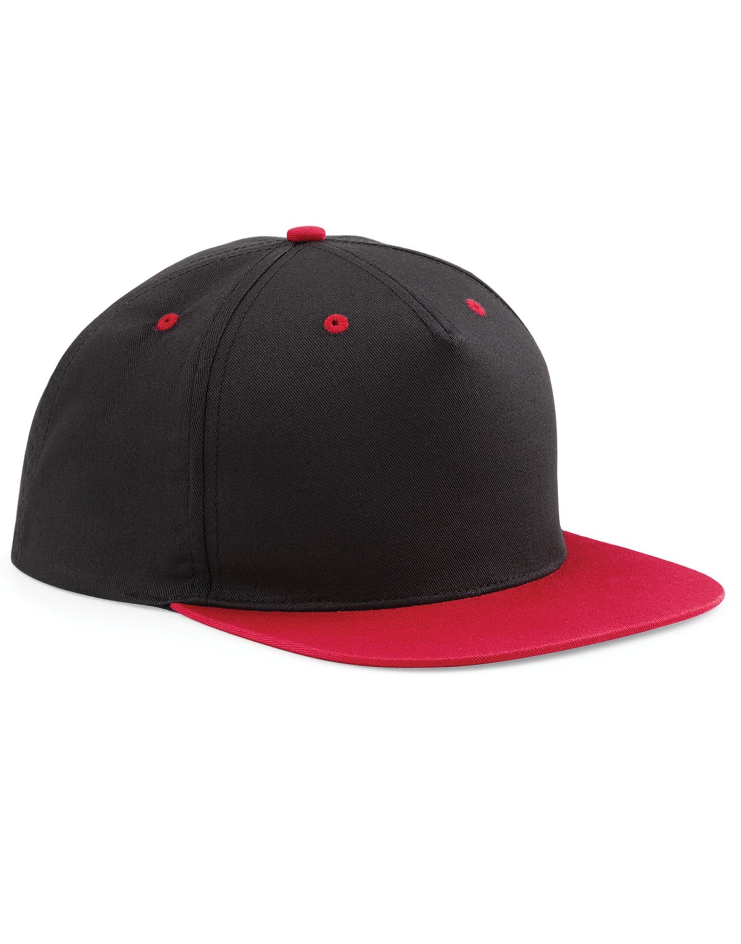 5 Panel Contrast Snapback - Black/Classic Red