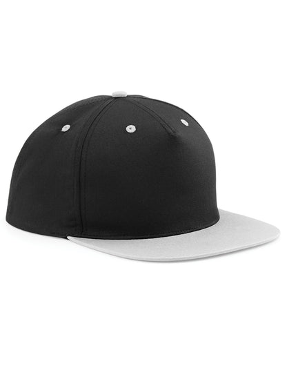 5 Panel Contrast Snapback - Black/ Grey