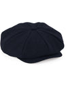 Heritage Baker Boy Cap - Navy Herringbone