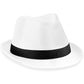 Fedora - White/Black