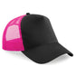 Snapback Trucker - Black/Fuchia