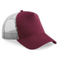 Snapback Trucker - Burgundy/Light Grey