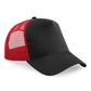 Snapback Trucker - Black/Classic Red