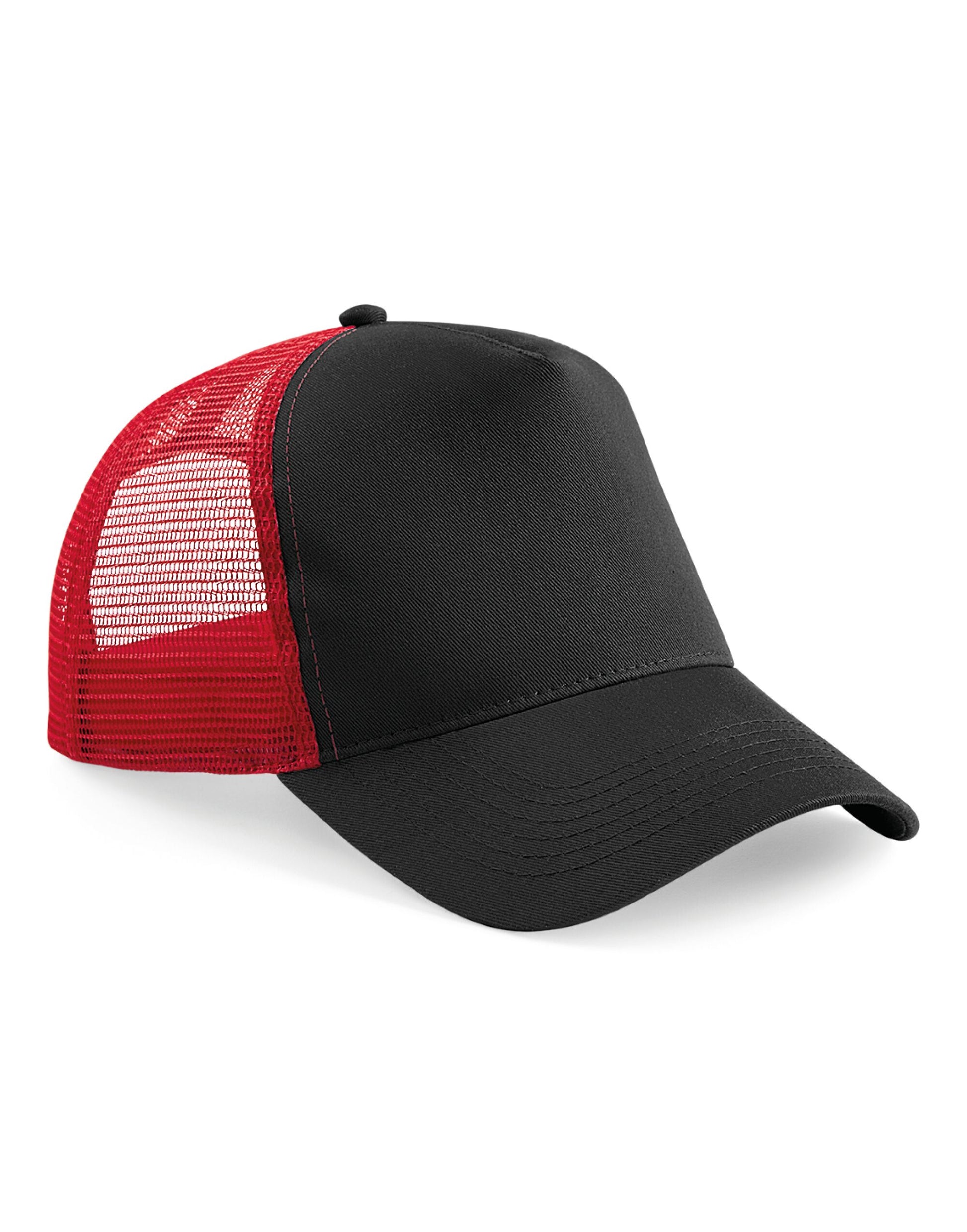 Snapback Trucker - Black/Classic Red