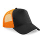 Snapback Trucker - Black/Orange