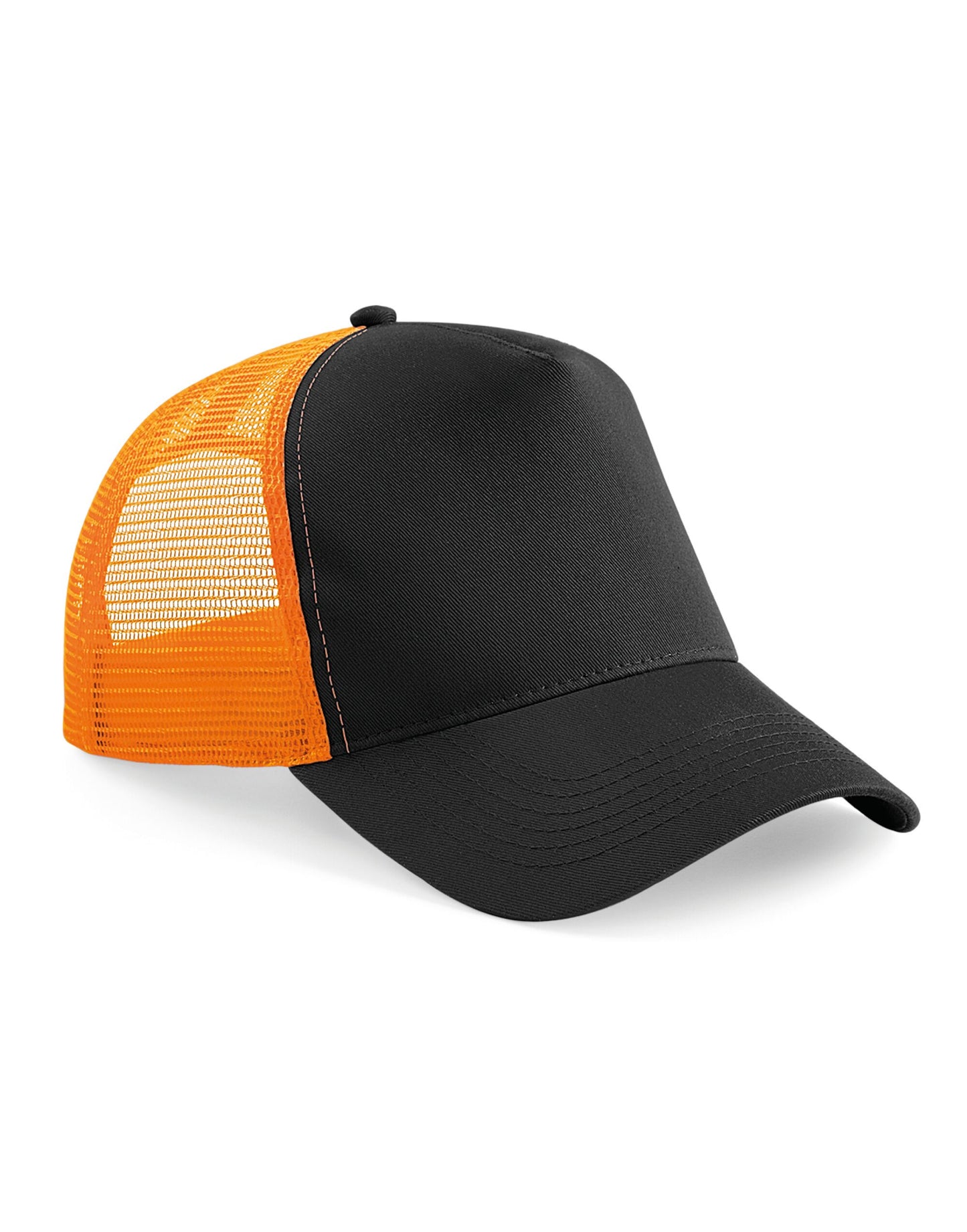 Snapback Trucker - Black/Orange