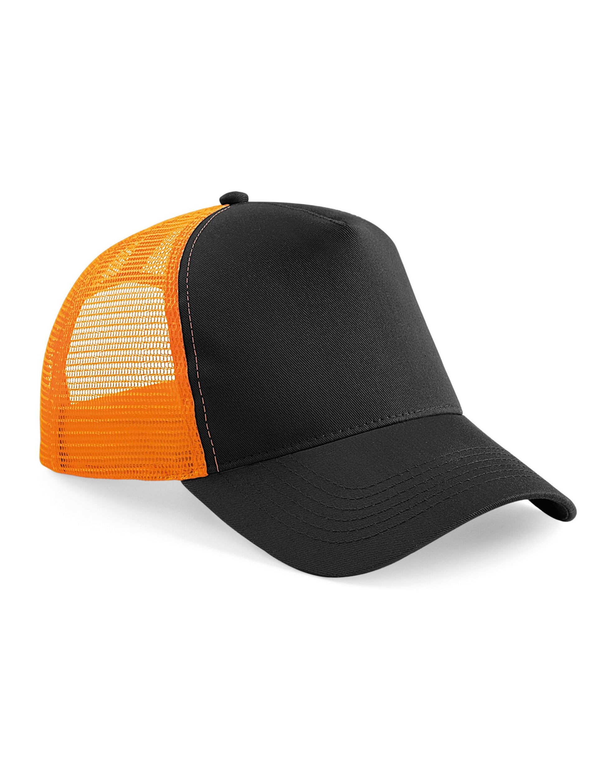 Snapback Trucker - Black/Orange