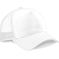 Snapback Trucker - White/White
