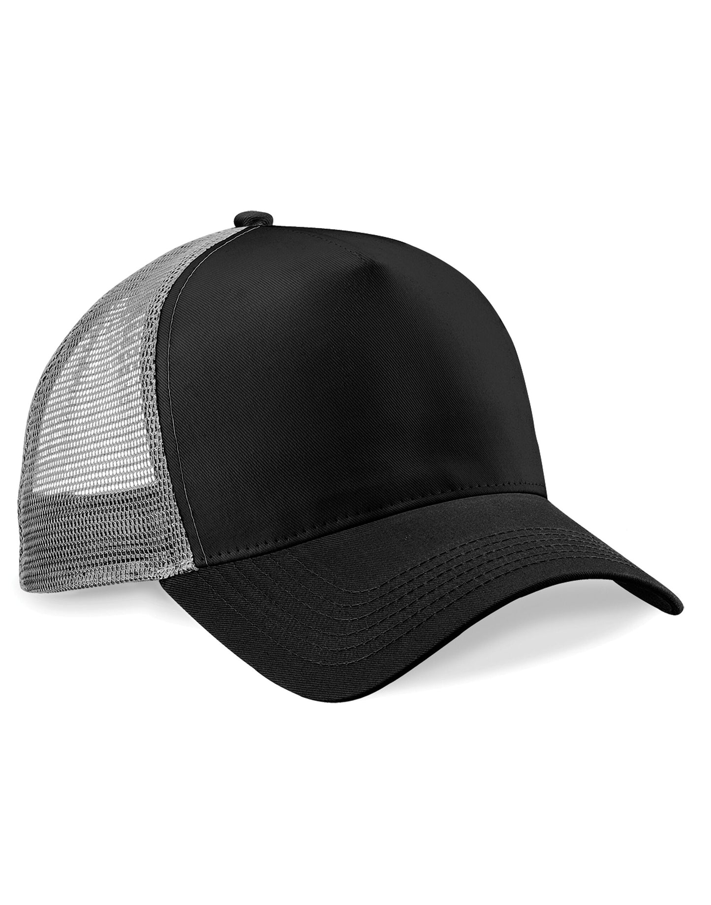 Snapback Trucker - Black/Light Grey