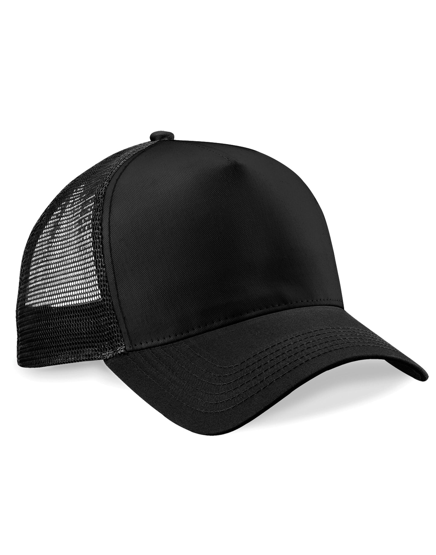 Snapback Trucker - Black/Black