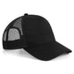 Microknit Snapback Trucker - Black