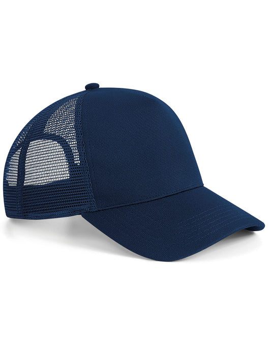 Microknit Snapback Trucker - French Navy