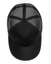 Suede Snapback Trucker - Black