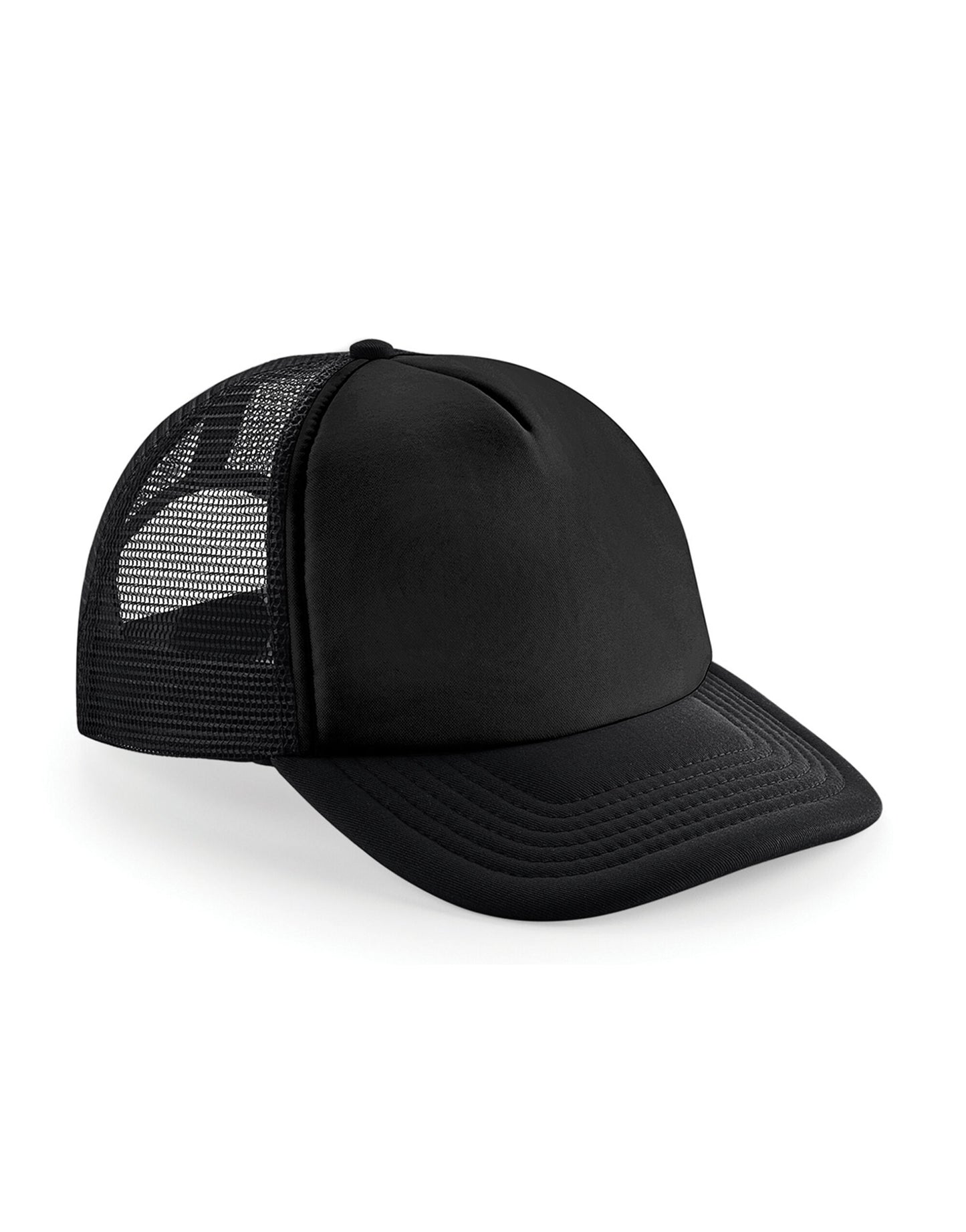 Vintage Snapback Trucker - Black/Black