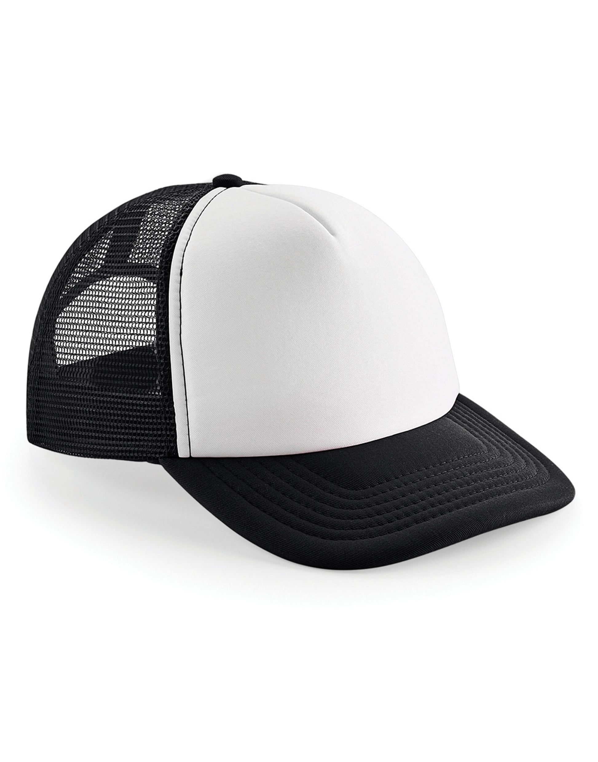 Vintage Snapback Trucker - Black/White