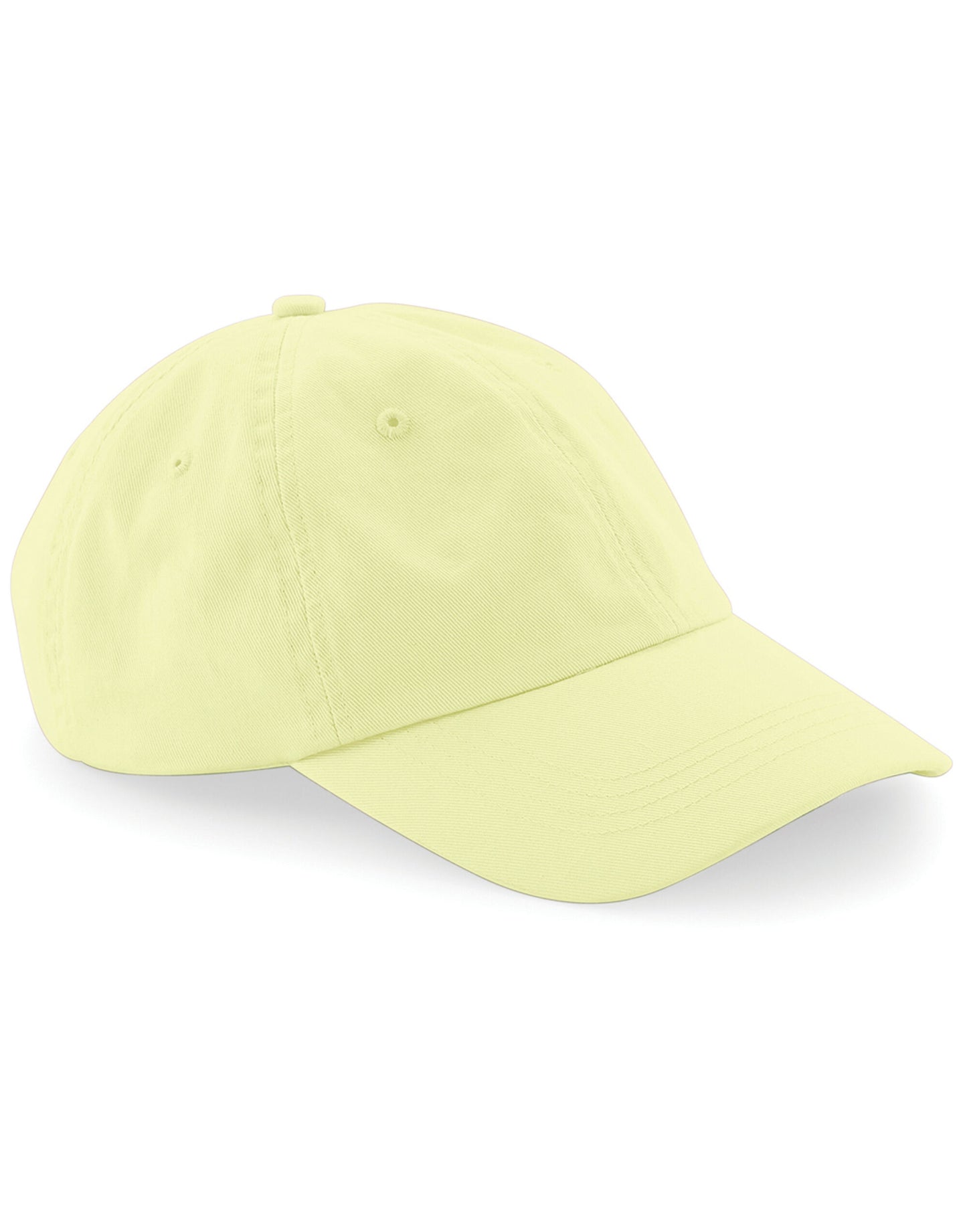 Low Profile 6 Panel Dad Cap - Pastel Lemon