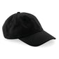 Low Profile 6 Panel Dad Cap - Black
