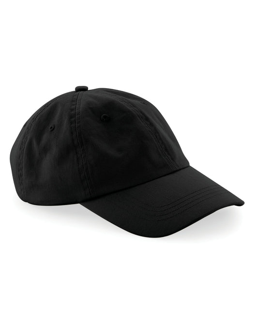 Low Profile 6 Panel Dad Cap - Black