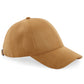 Faux Suede 6 Panel Cap - Caramel