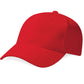 Pro-Style Heavy Brushed Cotton Cap - Classic Red
