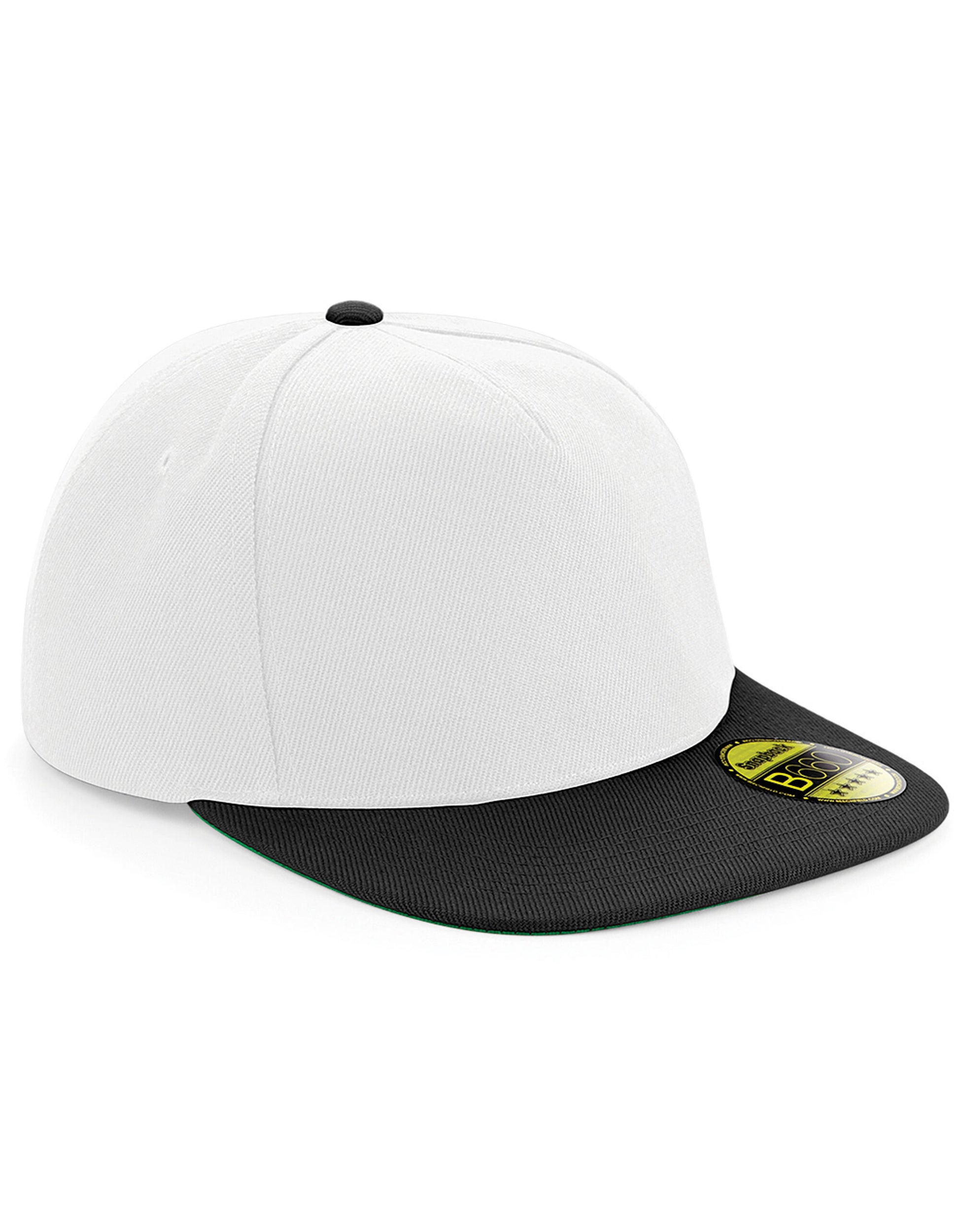 Original Flat Peak Snapback - White/Black