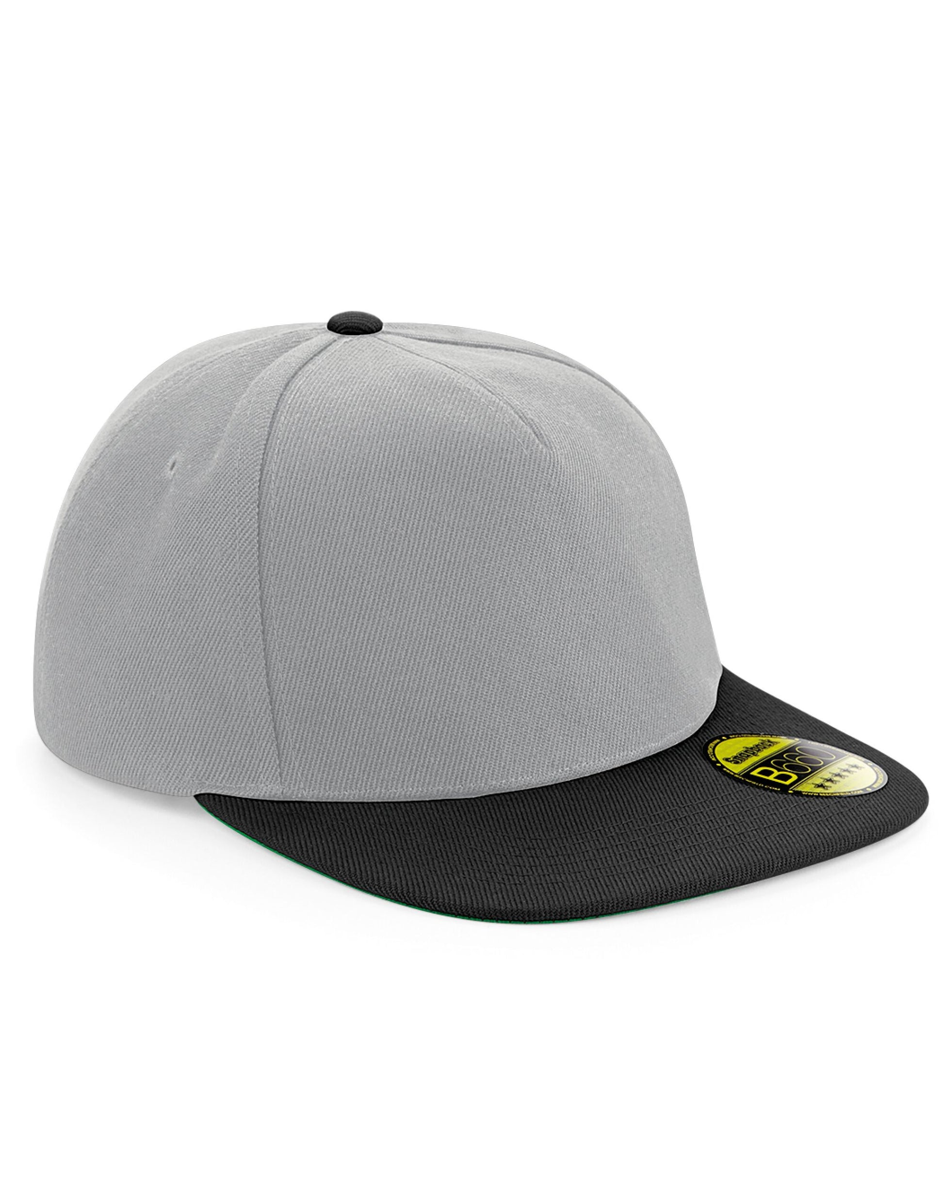 Original Flat Peak Snapback - Grey/Black