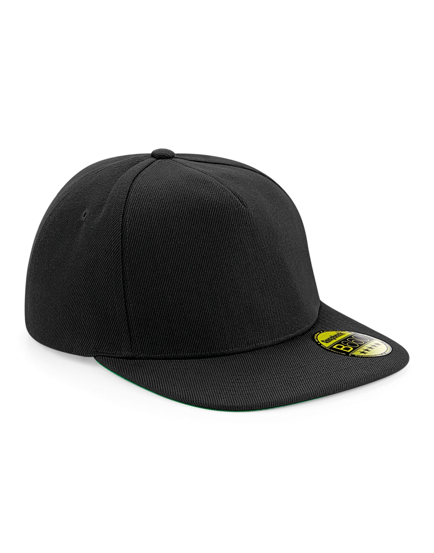 Original Flat Peak Snapback - Black/Black/Black
