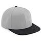 Original Flat Peak 6 Panel Snapback - Grey/Black