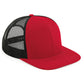 Original Flat Peak 6 Panel Trucker - Classic Red/Black