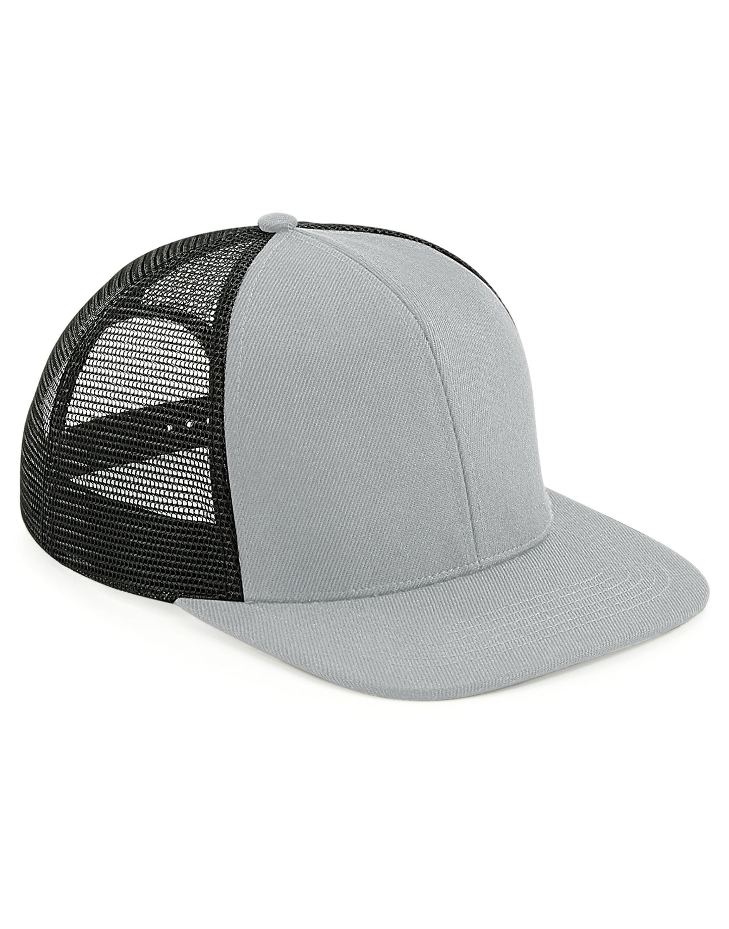 Original Flat Peak 6 Panel Trucker - Graphite Grey/Black