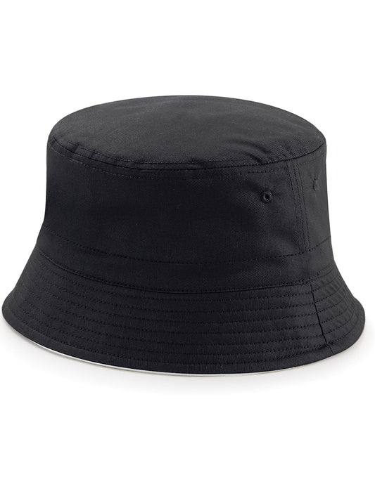Reversible Bucket Hat - Black/Light Grey
