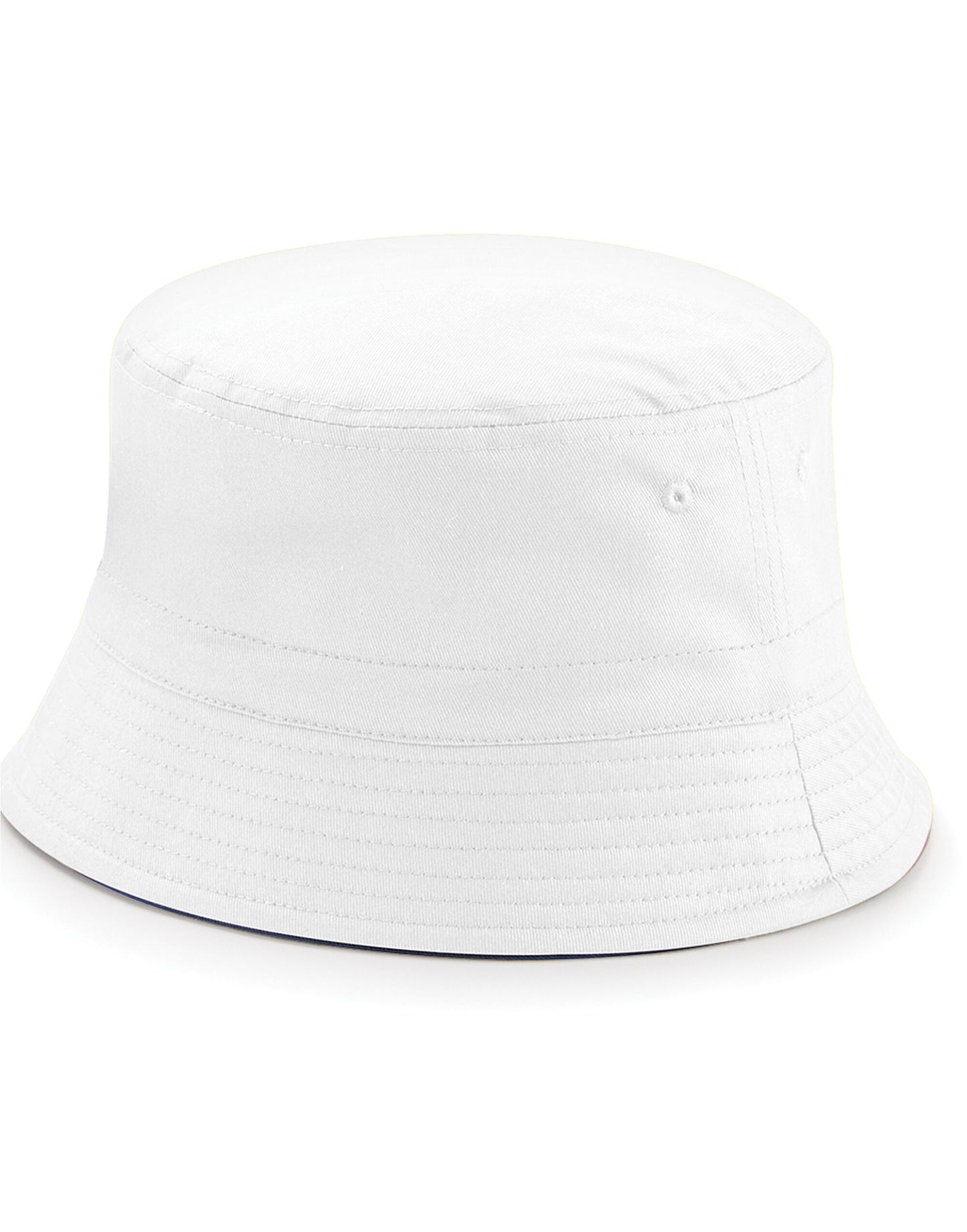 Reversible Bucket Hat - French Navy/White