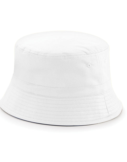 Reversible Bucket Hat - French Navy/White