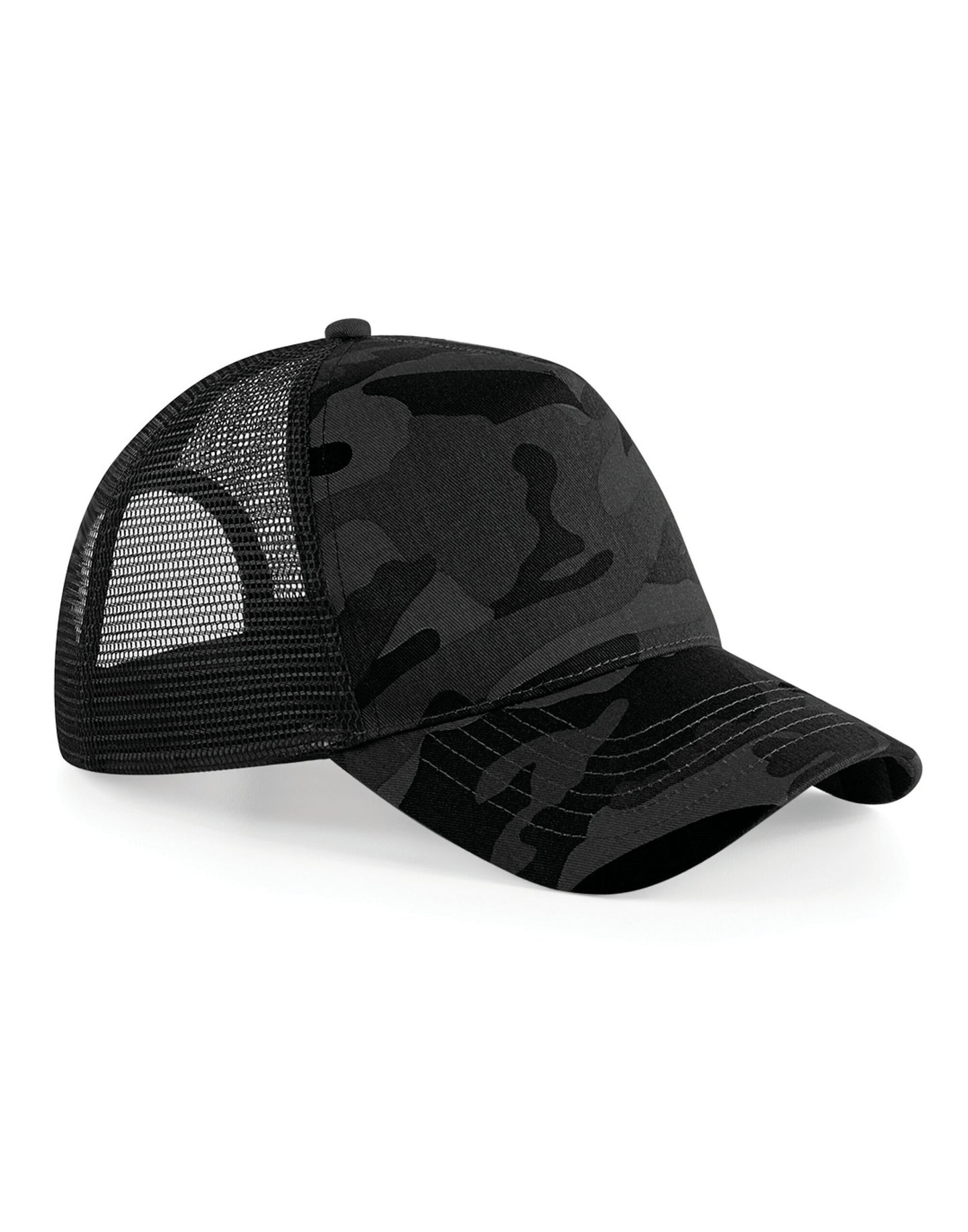 Camo Snapback Trucker - Midnight Camo