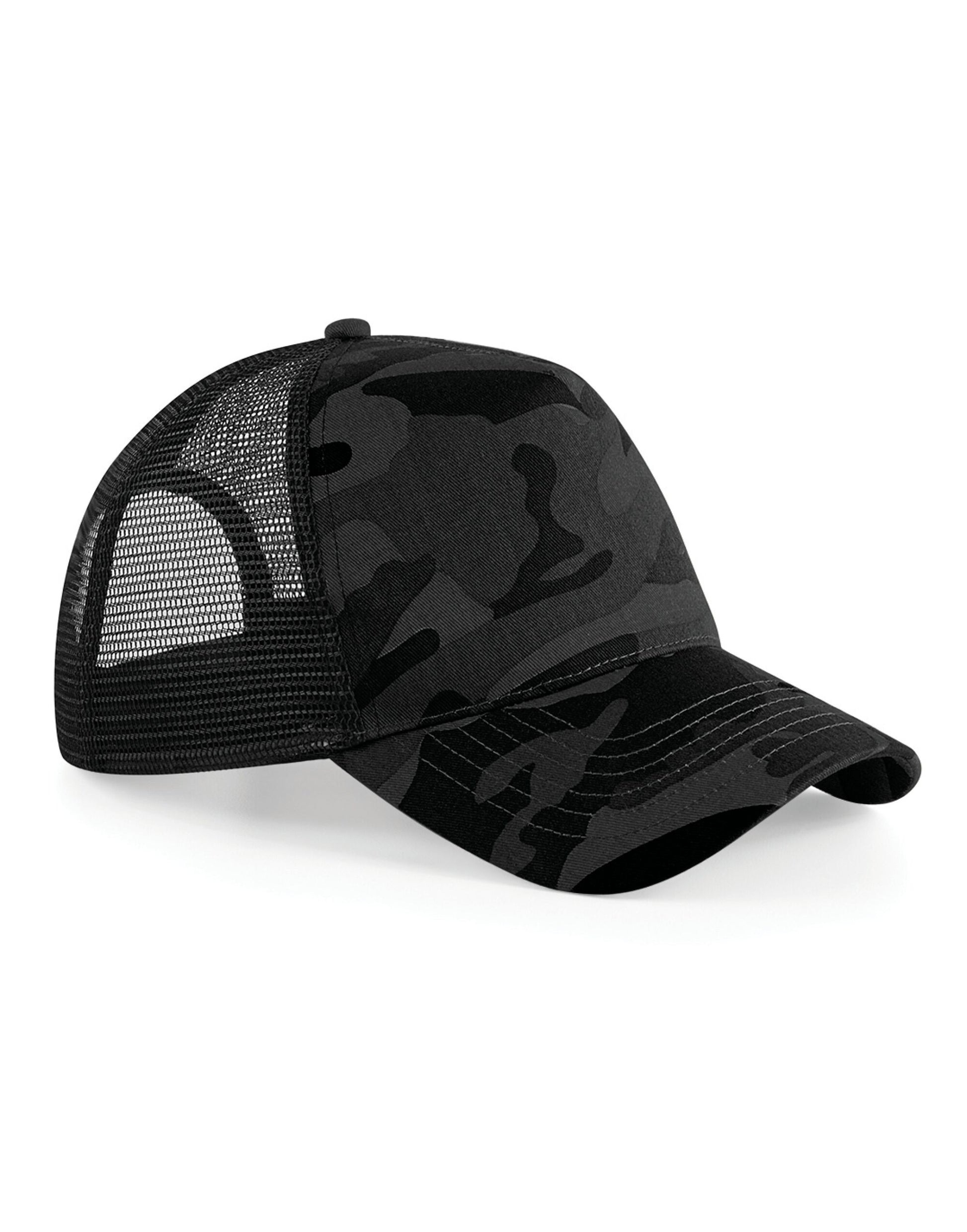 Camo Snapback Trucker - Midnight Camo