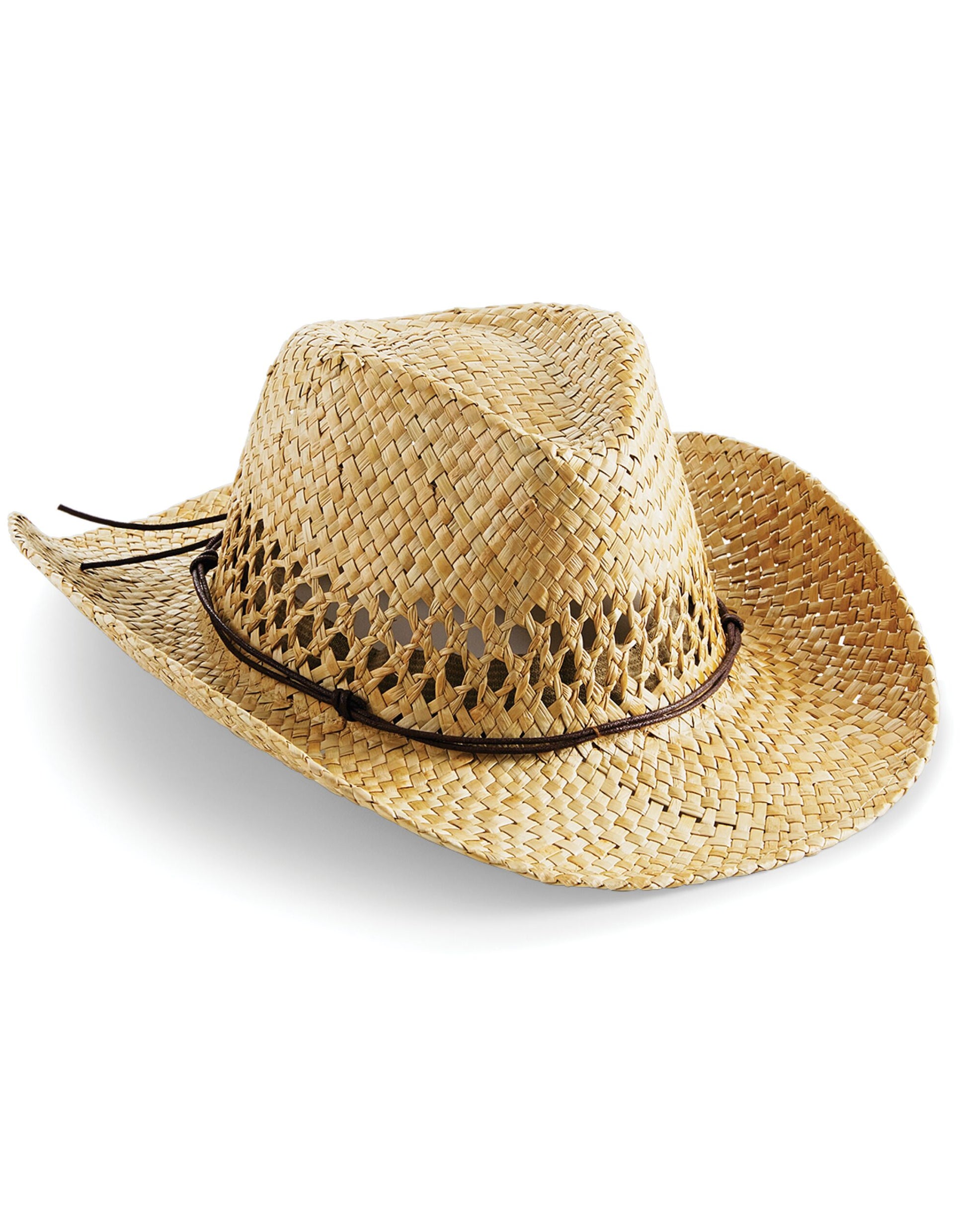 Straw Cowboy Hat - Natural