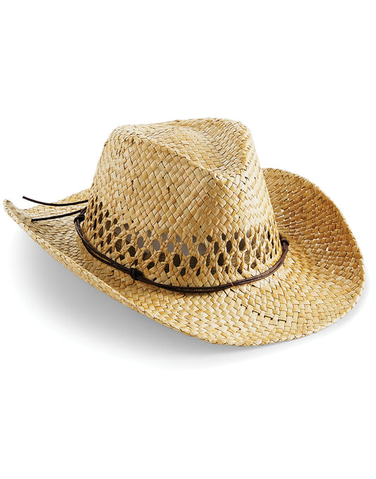 Straw Cowboy Hat - Natural