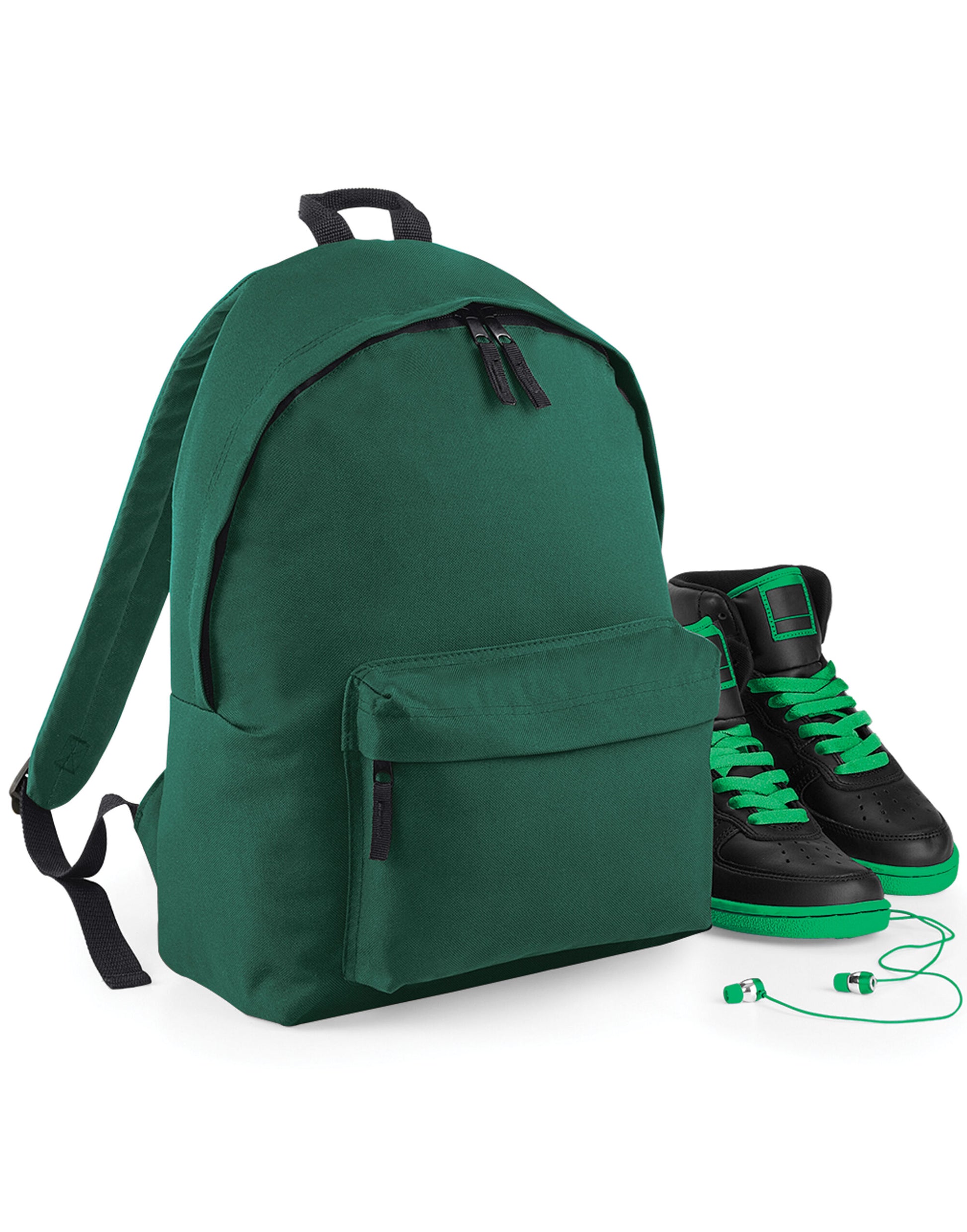 Junior Fashion Backpack - Bottle Green