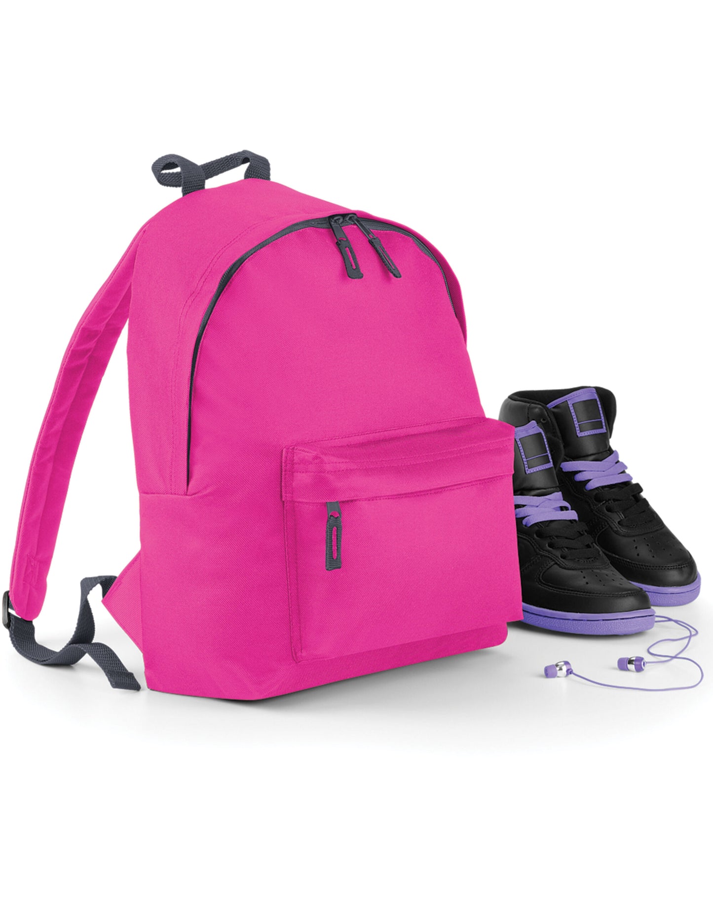 Junior Fashion Backpack - Fuchsia/Graphite