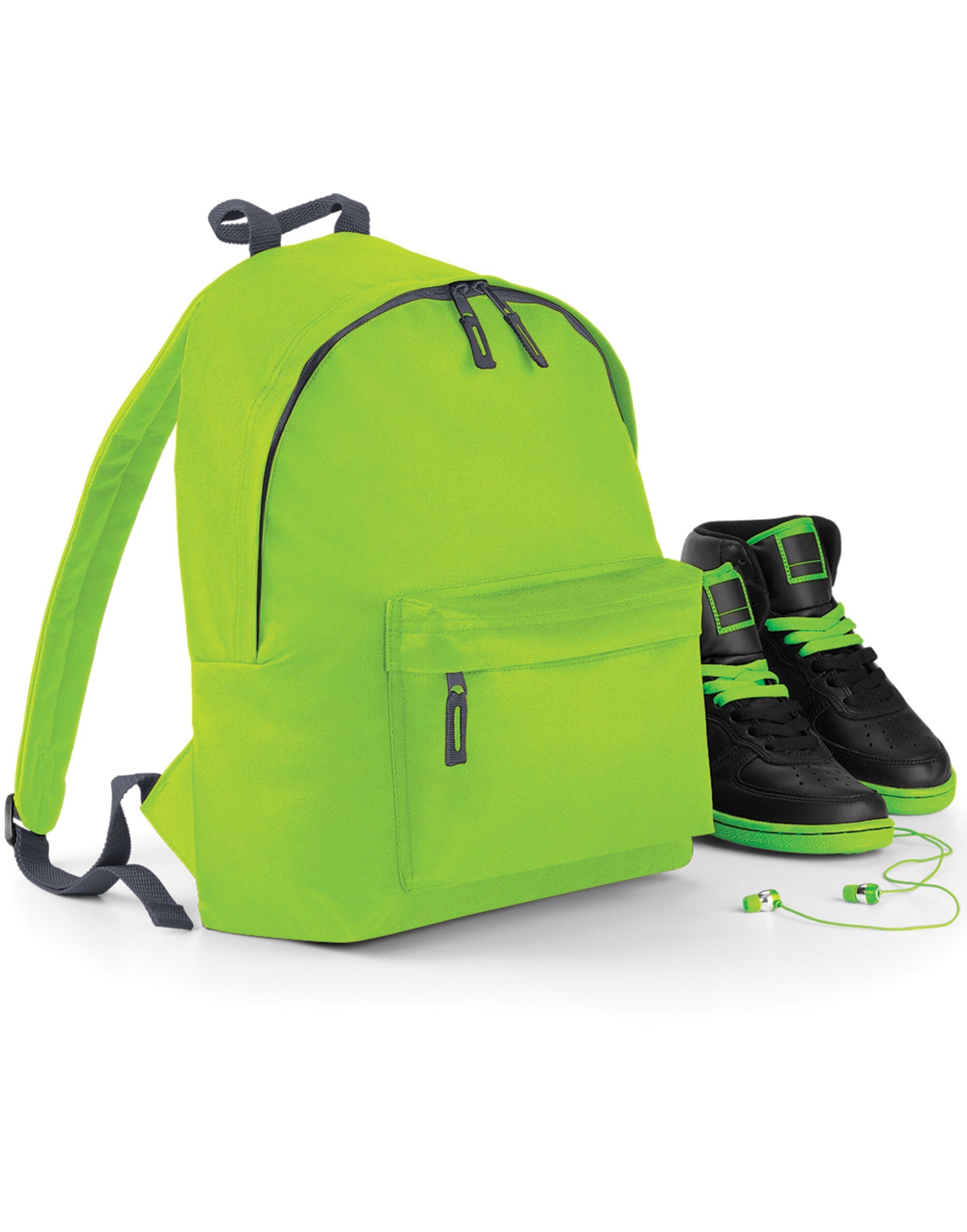 Junior Fashion Backpack - Lime/graphite