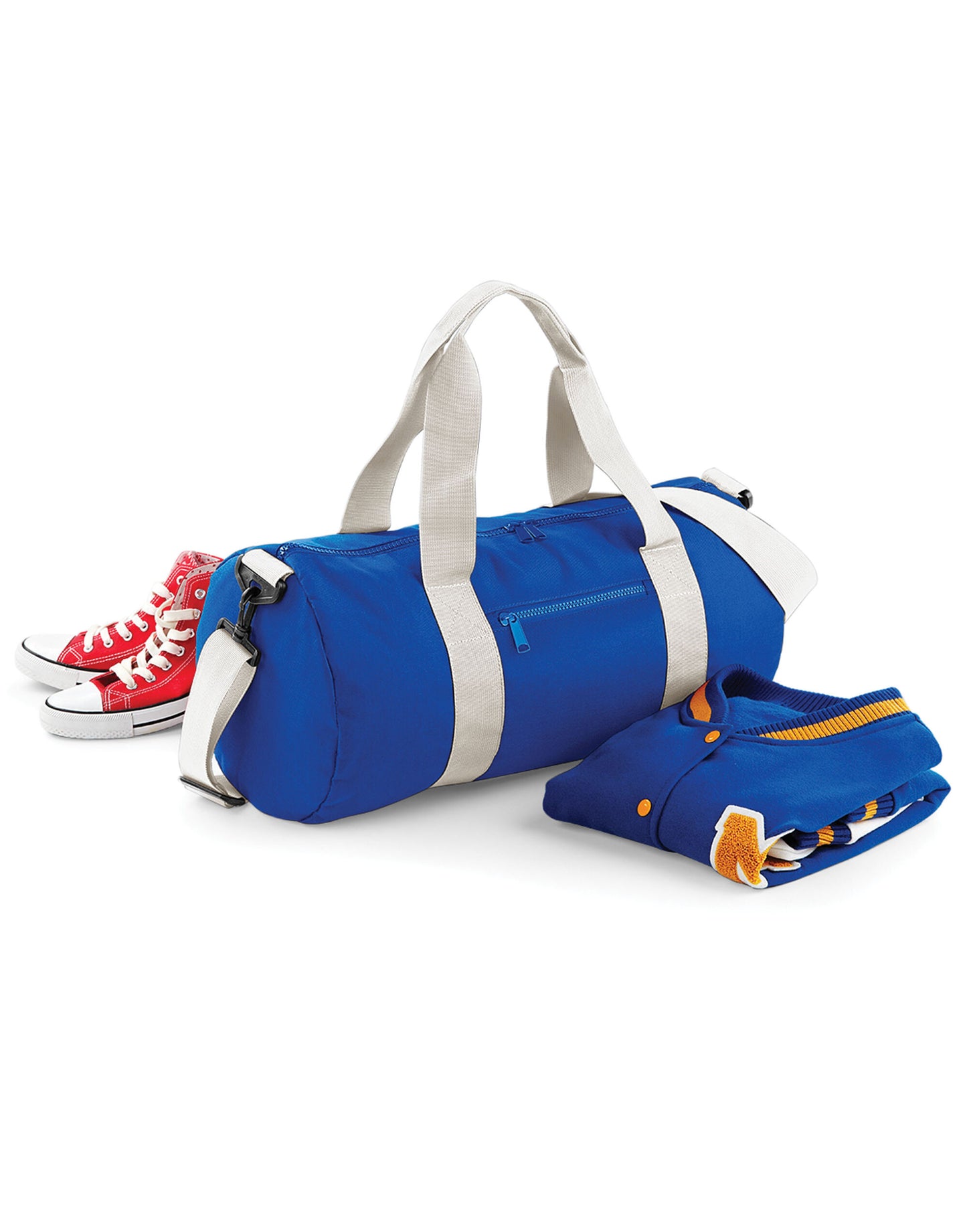 Original Barrel Bag - Bright Royal/off White