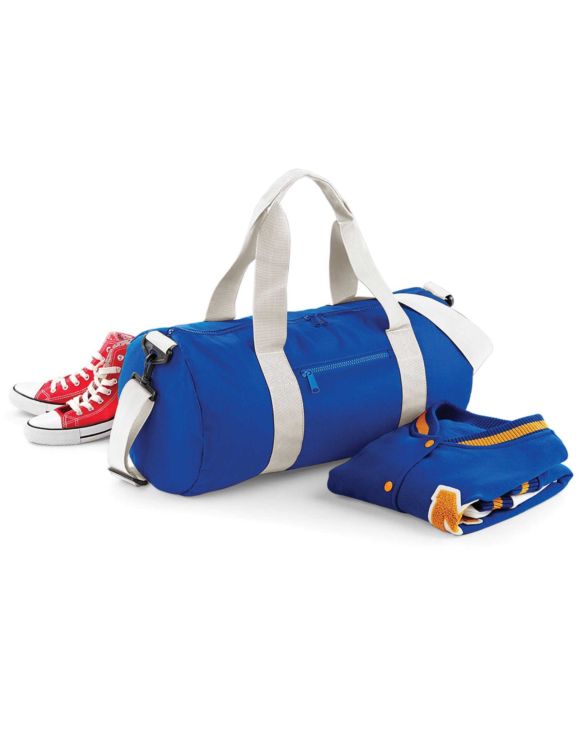Original Barrel Bag - Bright Royal/off White
